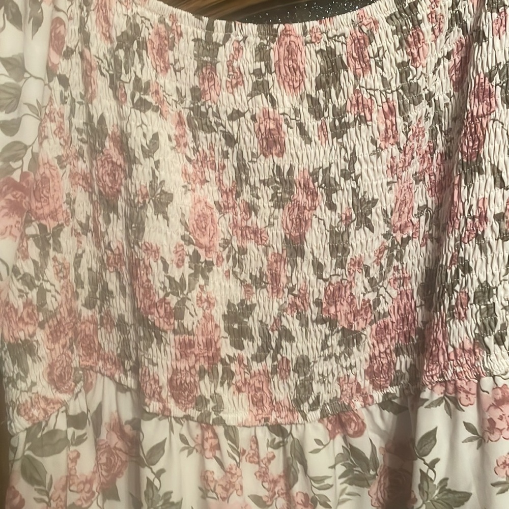 4X floral dress nice summer dress! - Picture 2 of 5